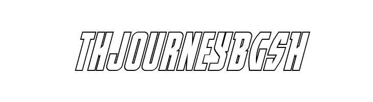 Prowler Outline Italic  Free Fonts Download