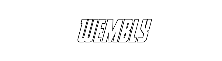 Prowler Outline Italic  Free Fonts Download