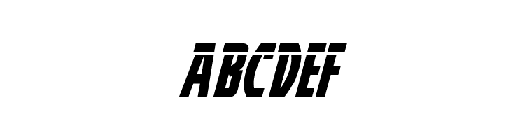 Prowler Laser Italic  Free Fonts Download