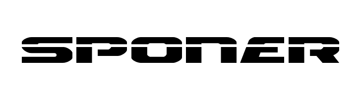 SPONER Iapetus Laser Regular Font