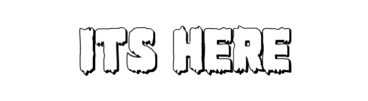 Marsh Thing 3D  Free Fonts Download