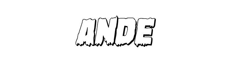 Marsh Thing 3D Italic  Free Fonts Download