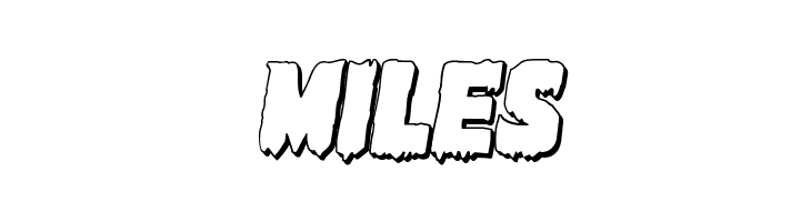 Marsh Thing 3D Italic  Free Fonts Download