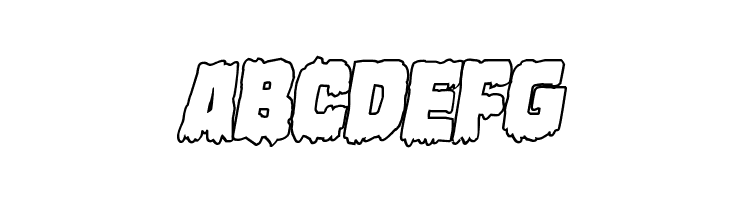 Marsh Thing Outline Italic  Free Fonts Download