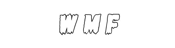 Marsh Thing Outline Italic  Free Fonts Download