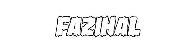 Marsh Thing Outline Italic  Free Fonts Download