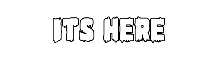 Marsh Thing Bold Outline  Free Fonts Download