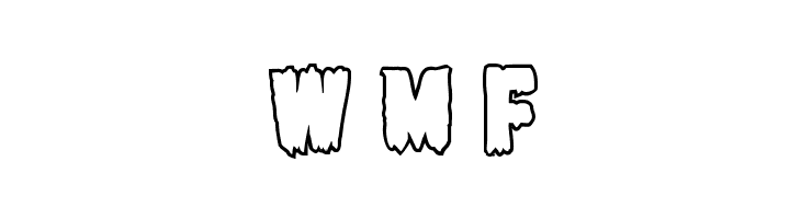 Marsh Thing Bold Outline  Free Fonts Download