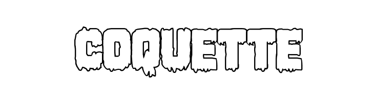 Marsh Thing Outline  Free Fonts Download