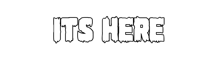 Marsh Thing Outline  Free Fonts Download