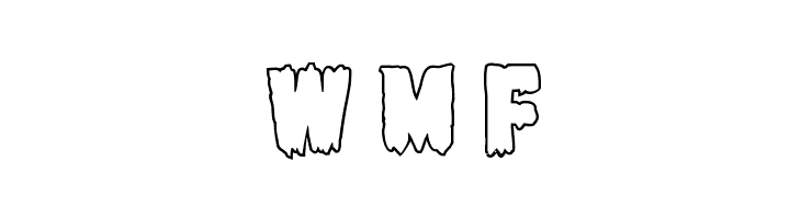 Marsh Thing Outline  Free Fonts Download