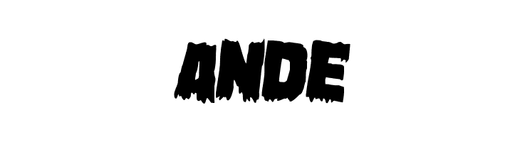 Marsh Thing Rotated 2  Free Fonts Download