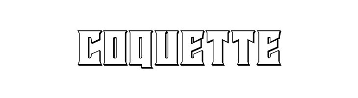 Daemonicus 3D Regular  Free Fonts Download