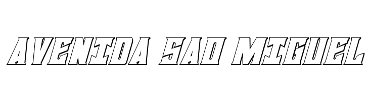 Daemonicus 3D Italic  Free Fonts Download