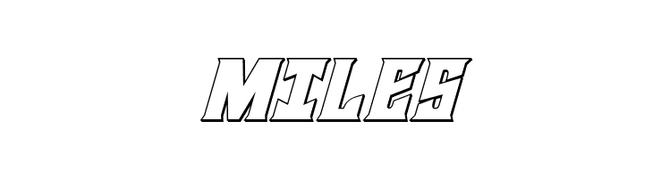 Daemonicus 3D Italic  Free Fonts Download