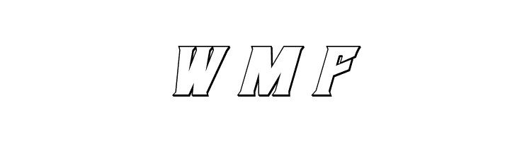 Daemonicus 3D Italic  Free Fonts Download