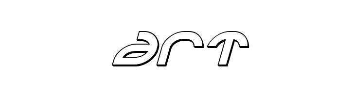 Aetherfox 3D Italic  Free Fonts Download