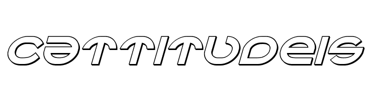 Aetherfox 3D Italic  Free Fonts Download