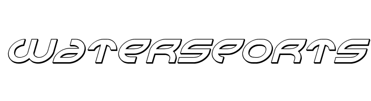 Aetherfox 3D Italic  Free Fonts Download