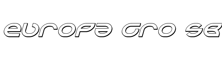 Aetherfox 3D Italic  Free Fonts Download