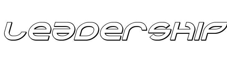 Aetherfox 3D Italic  Free Fonts Download