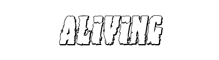 Bog Beast 3D Italic  Free Fonts Download