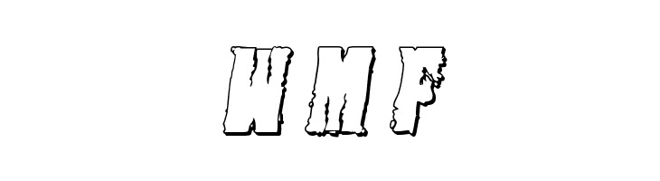 Bog Beast 3D Italic  Free Fonts Download