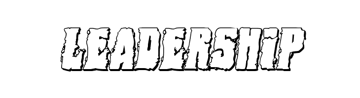 Bog Beast 3D Italic  Free Fonts Download