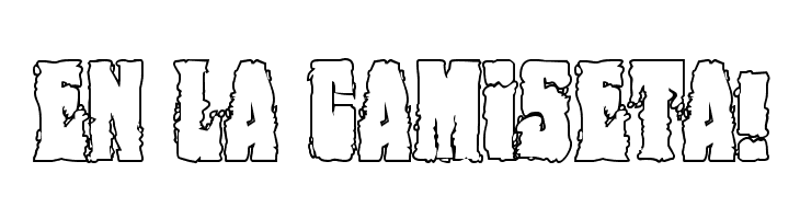 Bog Beast Outline  Free Fonts Download