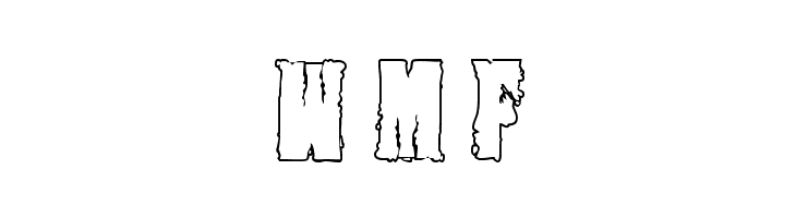 Bog Beast Outline  Free Fonts Download