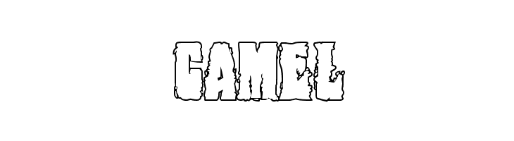 Bog Beast Outline  Free Fonts Download