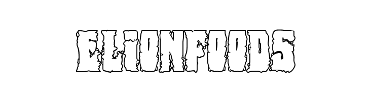 Bog Beast Outline  Free Fonts Download