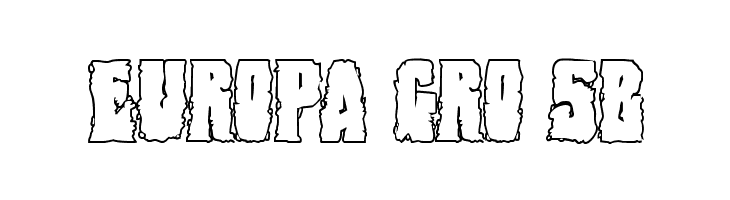 Bog Beast Outline  Free Fonts Download