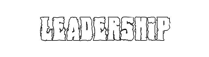 Bog Beast Outline  Free Fonts Download