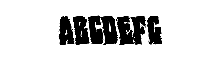 Bog Beast Rotated  Free Fonts Download