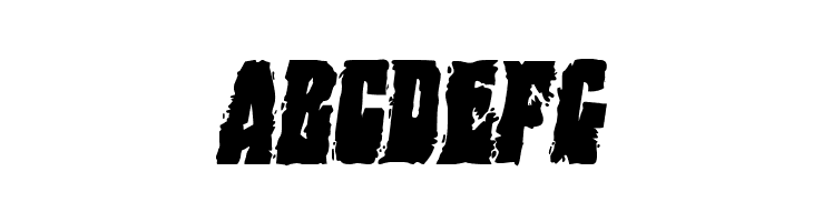 Bog Beast Italic  Free Fonts Download