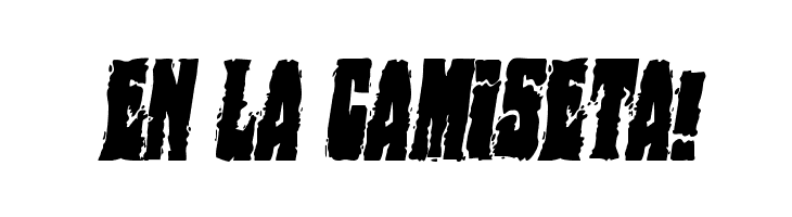 Bog Beast Condensed Italic  Free Fonts Download