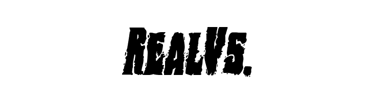 Bog Beast Condensed Italic  Free Fonts Download