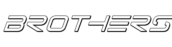 Tele-Marines 3D Italic  Free Fonts Download