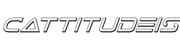 Tele-Marines 3D Italic  Free Fonts Download