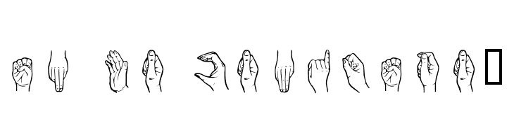 HandSign  Free Fonts Download