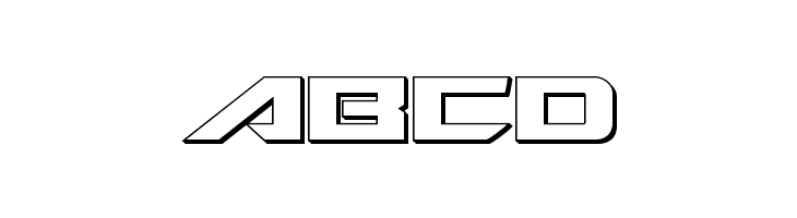 Tarrget 3D Regular  Free Fonts Download