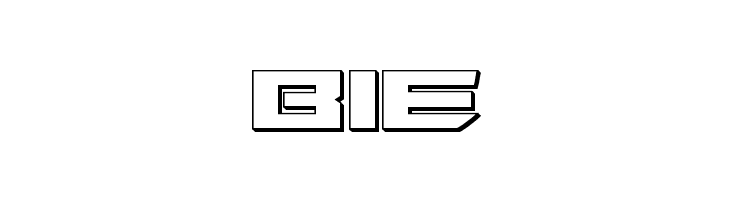 Tarrget 3D Regular  Free Fonts Download