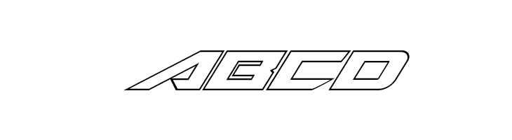 Tarrget Outline Italic  Free Fonts Download