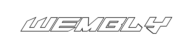 Tarrget Outline Italic  Free Fonts Download