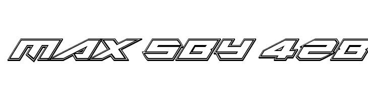 Tarrget Engraved Italic  Free Fonts Download