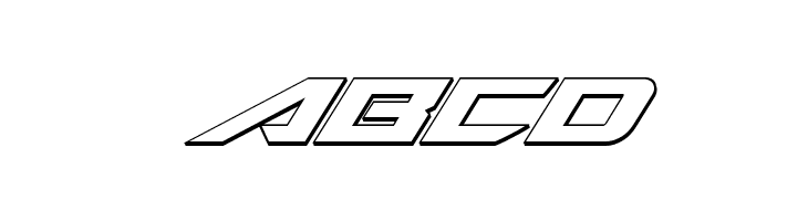 Tarrget 3D Italic  Free Fonts Download