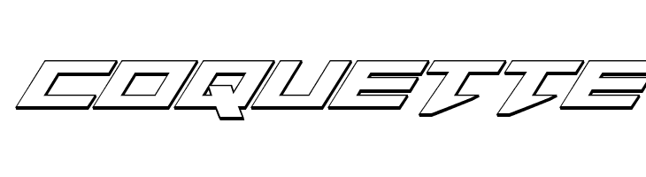 Tarrget 3D Italic  Free Fonts Download