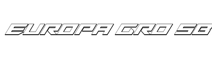 Tarrget 3D Italic  Free Fonts Download