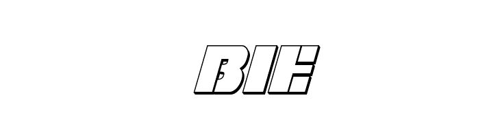 Freedom Fighter 3D Italic  Free Fonts Download